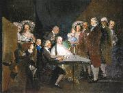 Francisco de Goya La familia del infante don Luis de Borbon France oil painting artist